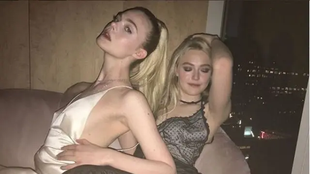 Elle dan Dakota Fanning (via: Instagram)