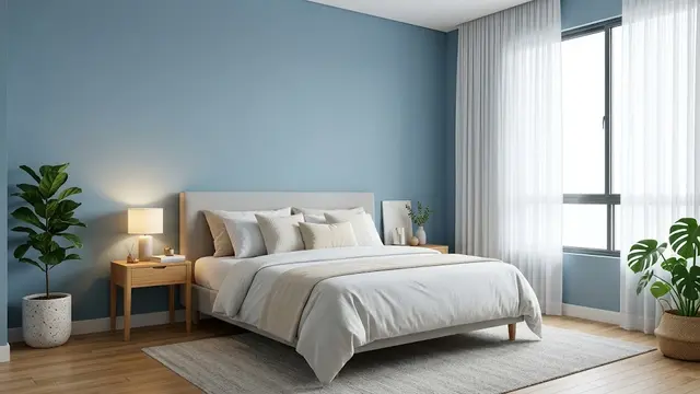Kamar Tidur Dusty Blue