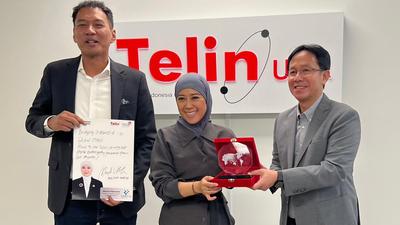 Menkomdigi Sambangi Kantor Telin di Los Angeles, Bahas Peluang Digital Indonesia