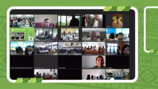 Suasana webinar ini mengusung tema “Kenali Jenis Cyberbullying di Dunia Maya” yang dihadiri sinematografer dan visual artist Zahid Asmara.