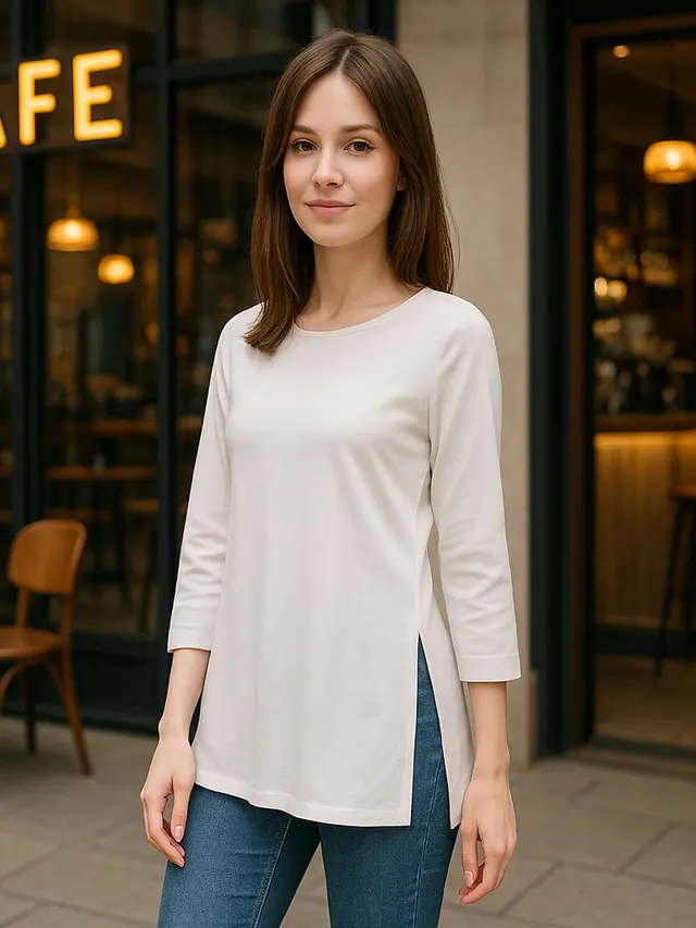 Outfit Atasan Putih Bawahan Jeans