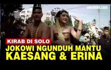 LIVE! Saksikan Presiden Jokowi Ngunduh Mantu, Kirab Pernikahan Kaesang-Erina di Solo