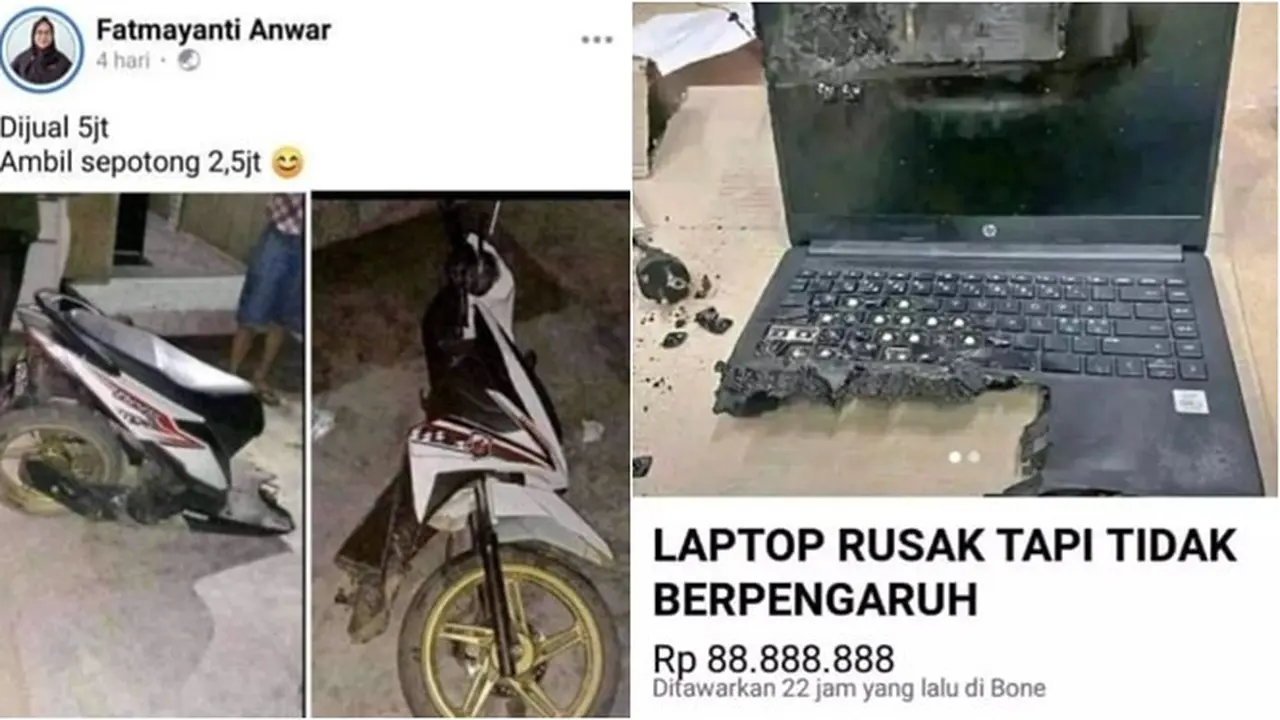 8 Potret Jual Barang Rusak di Facebook Ini Bikin Geleng Kepala