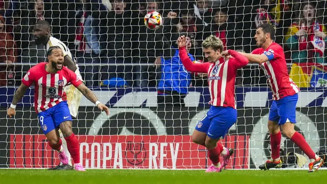 Foto: Penampilan Spartan Atletico Madrid Saat Menumbangkan Real Madrid di Copa del Rey
