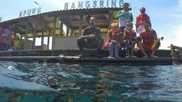 Pantai Bansring Underwater Banyuwangi (Istimewa)