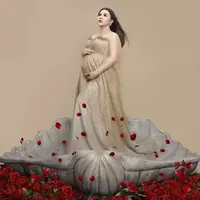 Vicky Shu dalam maternity shoot (Instagram/vickyshu)