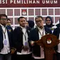 Partai Garuda berharap berkas-berkas pendaftaran bakal caleg DPR yang mereka serahkan kepada KPU RI itu dapat dinyatakan lengkap. (Liputan6.com/Herman Zakharia)