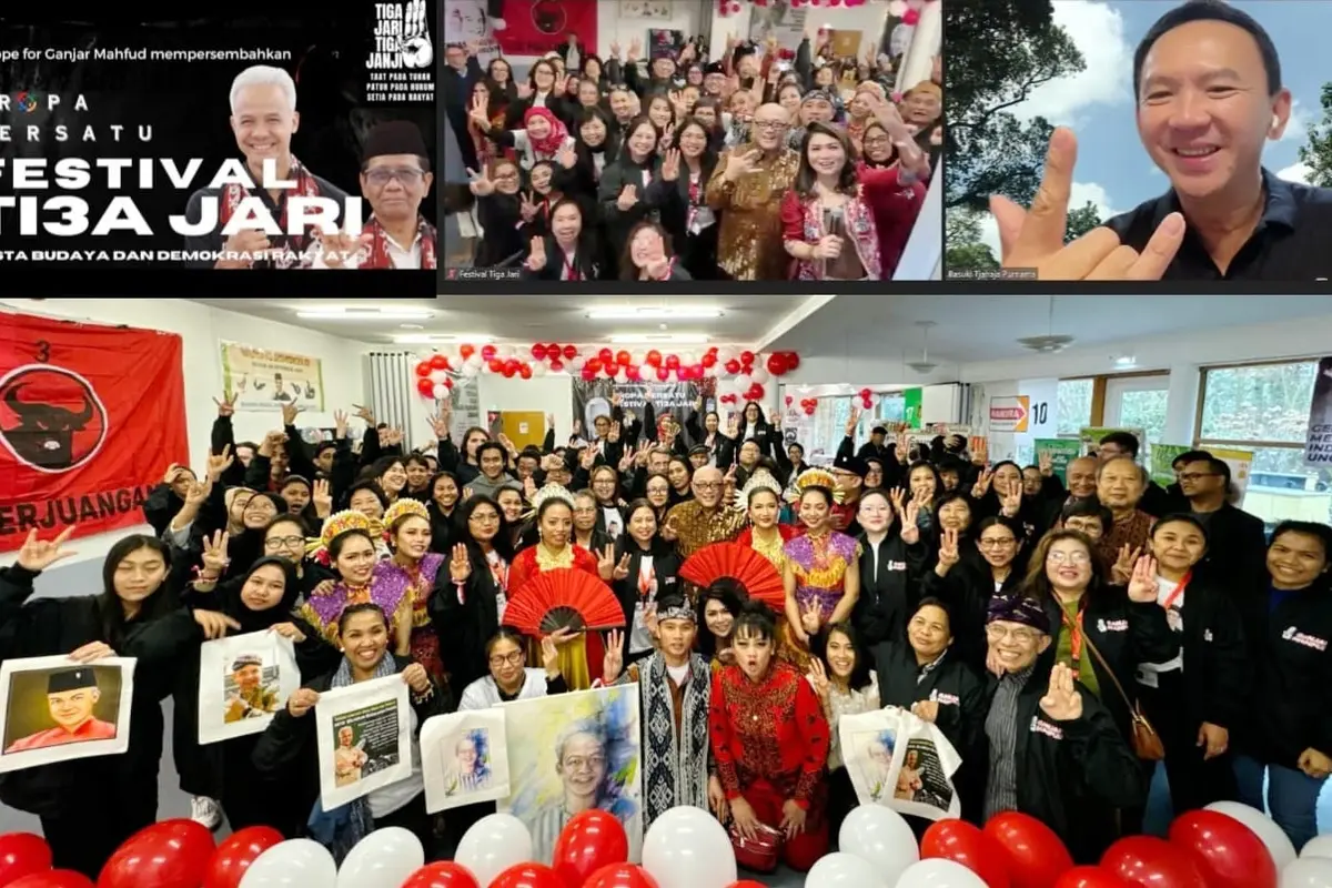 Festival tiga jari di Jerman. (Liputan6.com/ ist)
