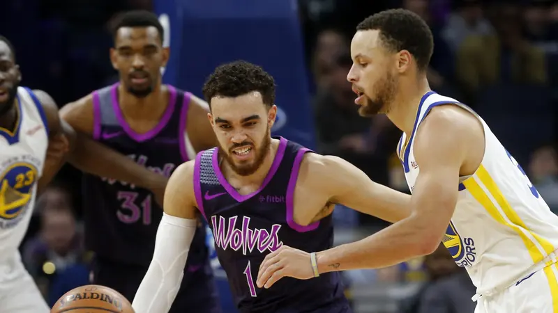 NBA: Warriors Petik Kemenangan Penting atas Timberwolves