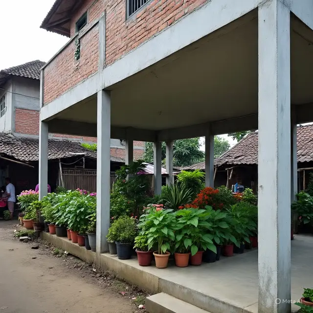 Desain Rumah Sederhana Panggung Anti Banjir