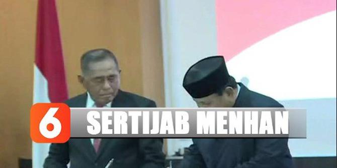 Sertijab Menhan Prabowo Dihadiri Panglima TNI dan Mahfud Md