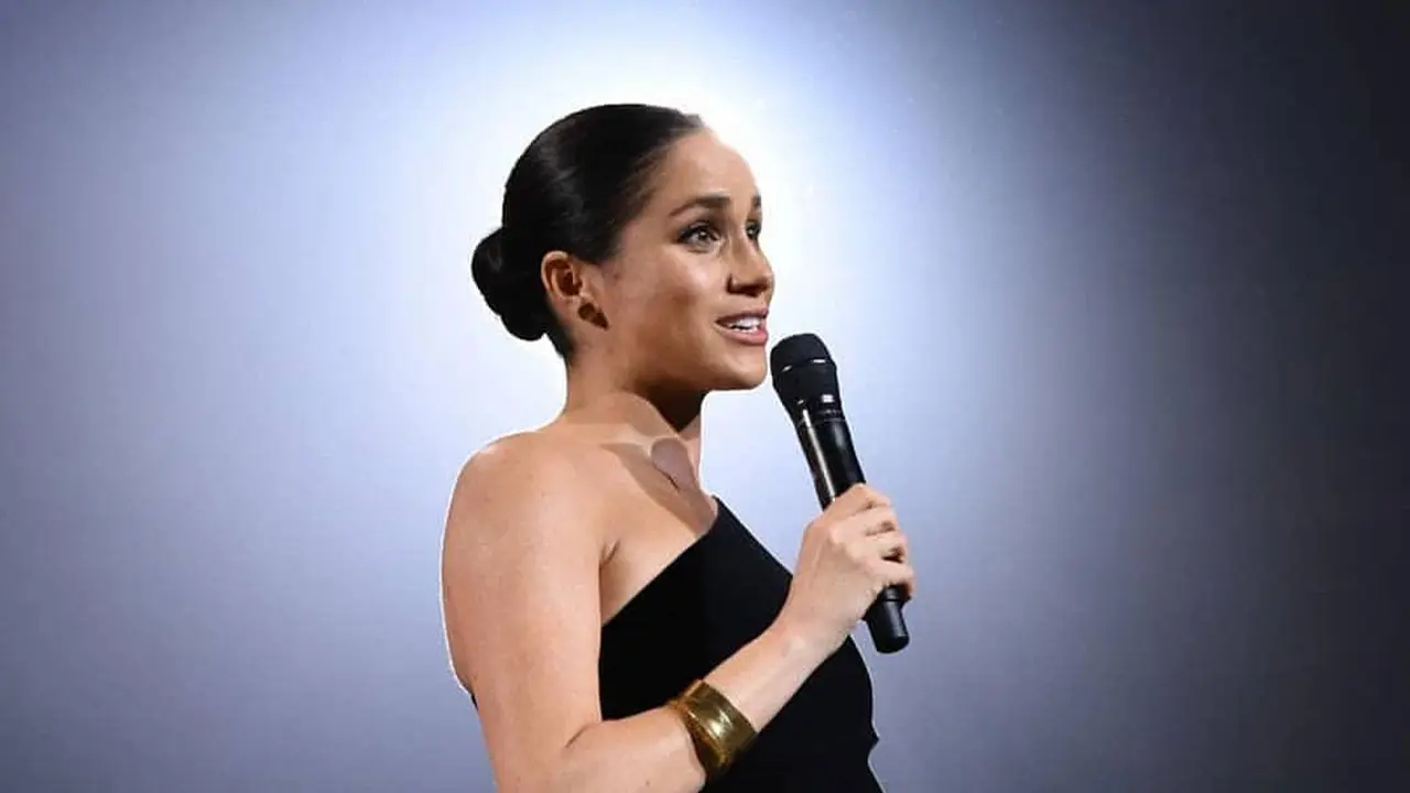 Penampilan Memesona Serba Hitam Meghan Markle, dari Gaun Sampai Cat Kuku
