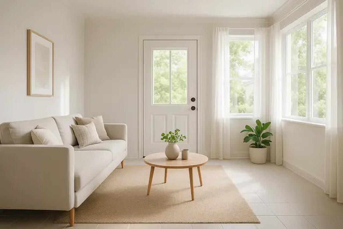 7 Desain Ruang Tamu 3x4 Pintu Tengah, Solusi Estetik untuk Rumah Minimalis