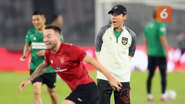 Latihan Resmi Timnas Indonesia Jelang Laga FIFA Matchday Melawan TimnasArgentina