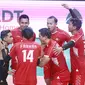 Timnas voli putra Indonesia beraksi di SEA V League 2024. (Dok PBVSI)