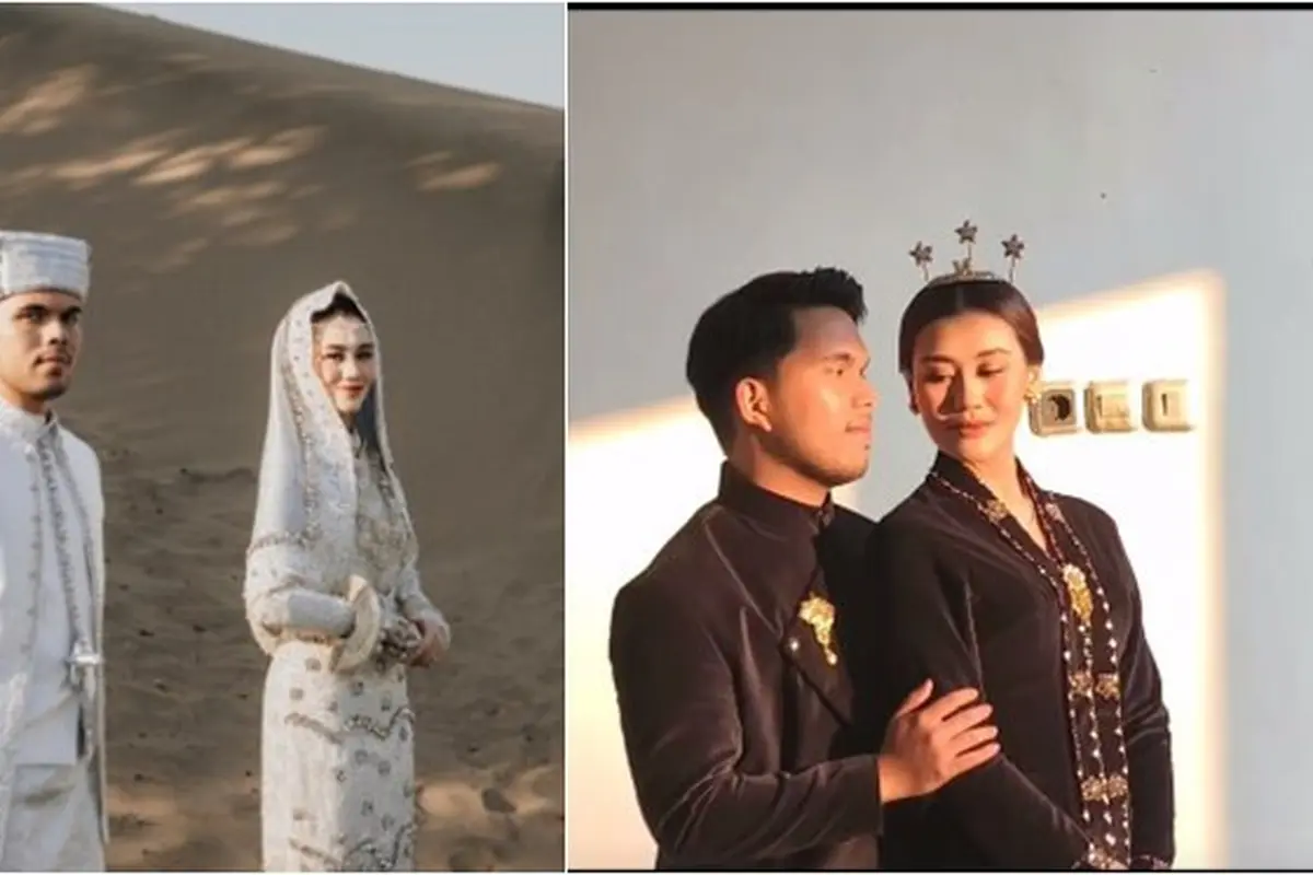 8 Potret Prewedding Thariq Halilintar dan Aaliyah Massaid Bertema Tradisional, Memukau