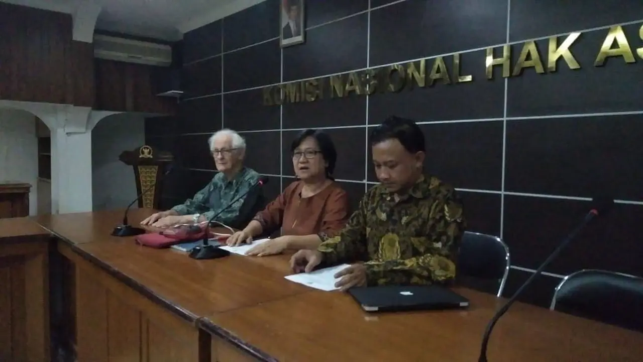 Komnas Ham menyampaikan perkembangan pemantauan kasus Novel Baswedan (Liputan6.com)