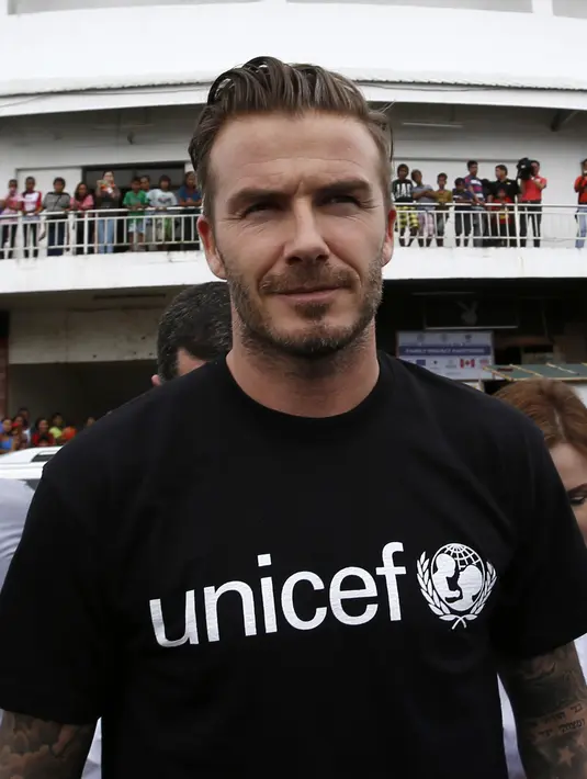 Tampilan brewok membuat pesepakbola asal Inggris ini terlihat semakin tampan. (Bintang/EPA)