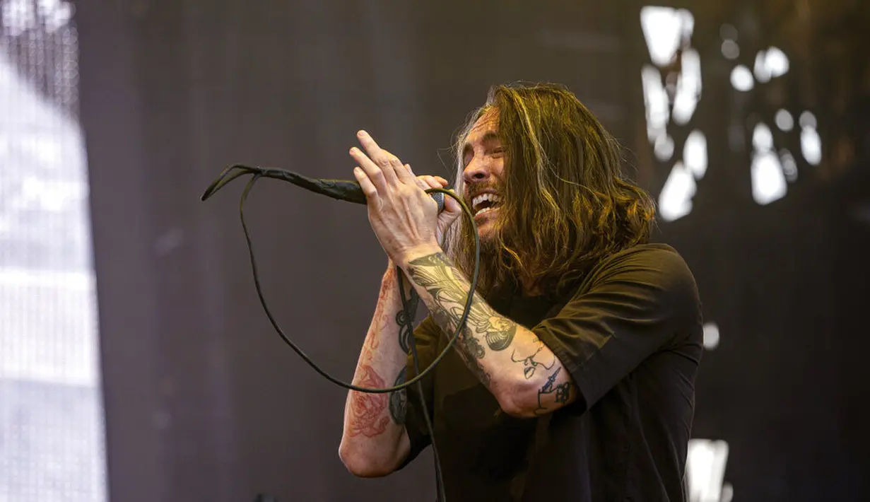 Brandon Boyd dari Incubus. (Foto: Amy Harris/Invision/AP)