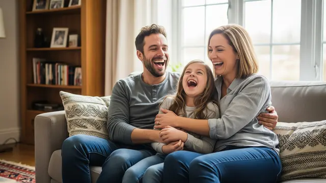 Family Laughing