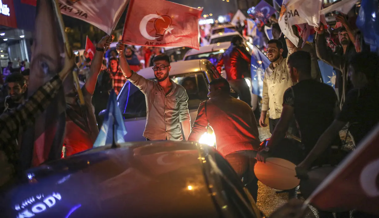 Turki mengadakan pemilu setiap lima tahun. (Hakan Akgun/Dia Images via AP)