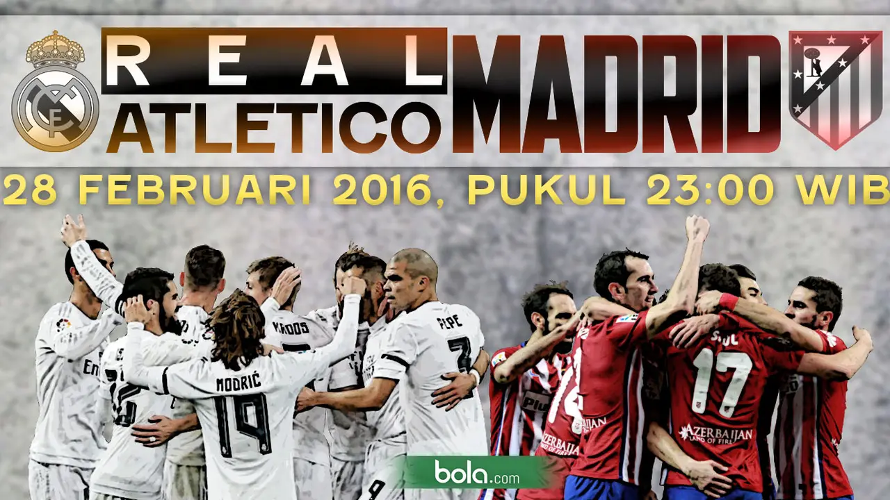 Real Madrid vs Atletico madrid (Bola.com/Samsul Hadi)