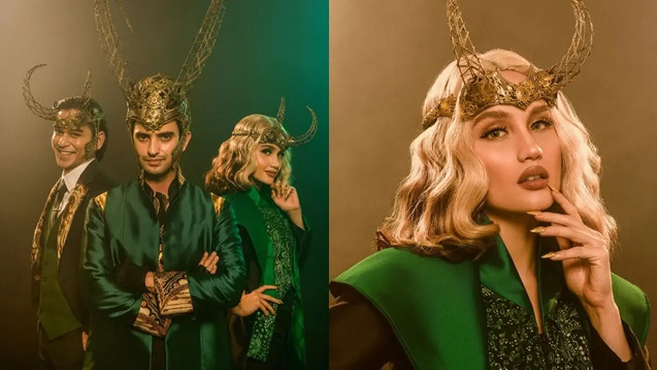 6 Gaya Cinta laura, Rangga Azof dan Omar Daniel Dandan Ala Loki, Kompak Pakai Batik