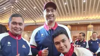 Aldi Taher bersama Menteri Pemuda dan Olahraga Republik Indonesia (Menpora RI) Dito Ariotedjo