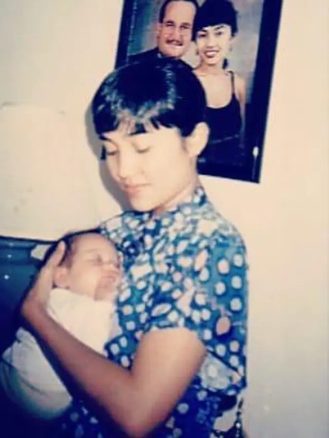 Cinta Laura di masa kecil (Foto:Dokumentasi Pribadi)