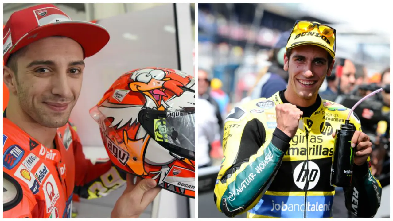 Andrea Iannone dan Alex Rins 