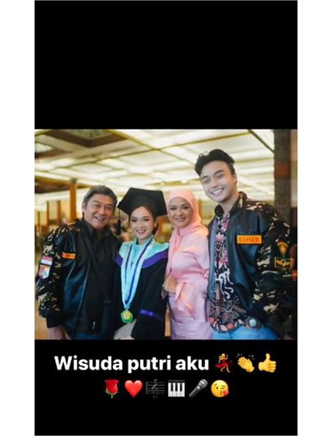 6 Potret Wisuda Nabilah Rahman Adik Leon Dozan, Dihadiri Willy Dozan dan Betharia Sonata