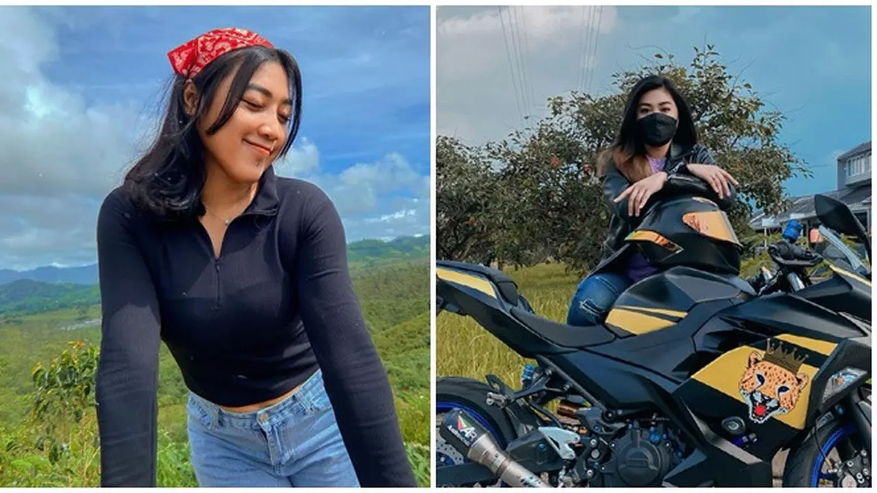 6 Potret Gigi Ruwanita Mantan Istri Doni Salmanan, Dijuluki Lady Biker