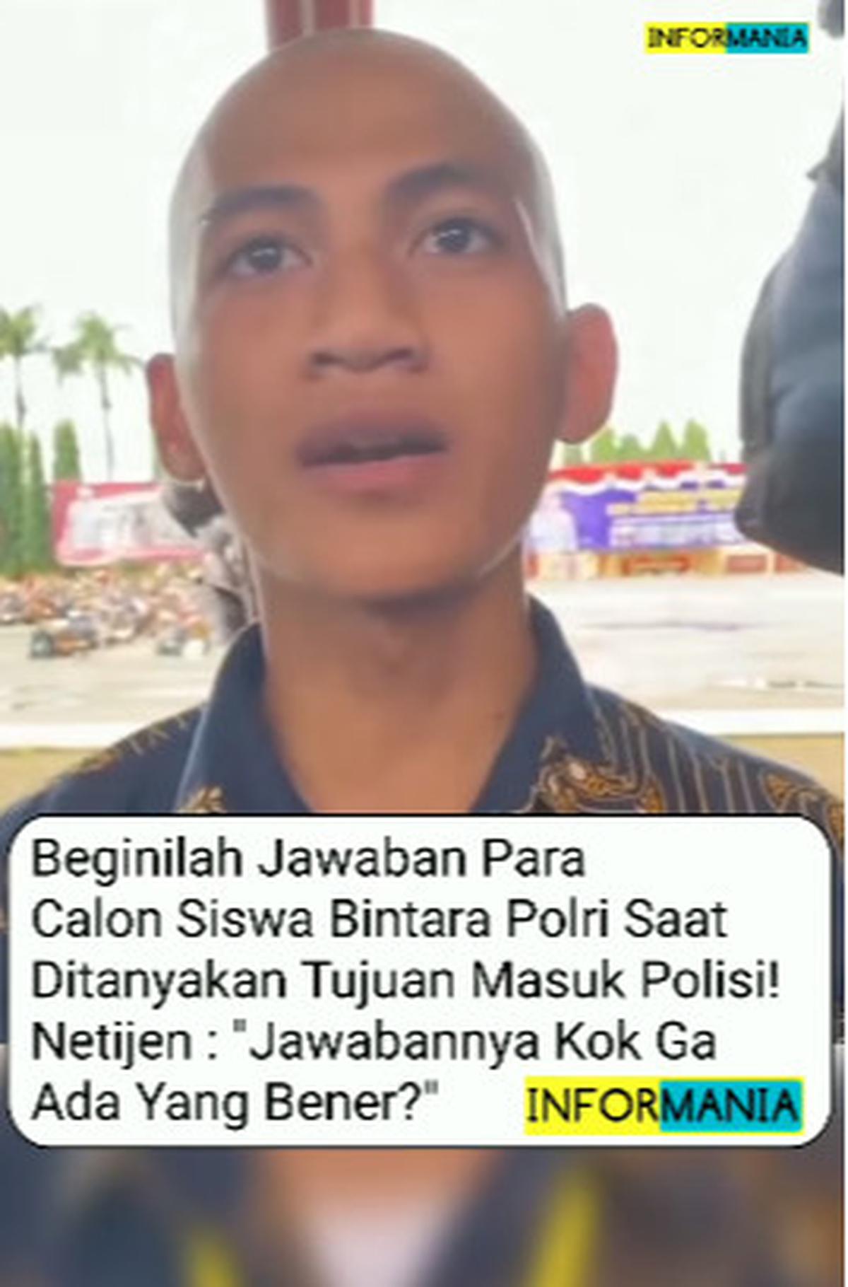 Para Casis Bintara Polri Ini Ditanya soal Tujuannya Ikut Seleksi