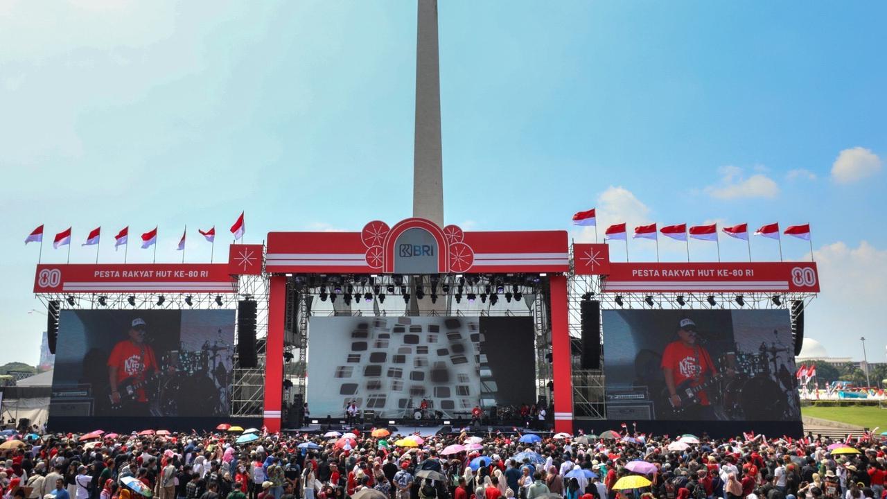 BRI Turut Sukseskan Pesta Rakyat & Karnaval HUT ke-80 RI di Monas