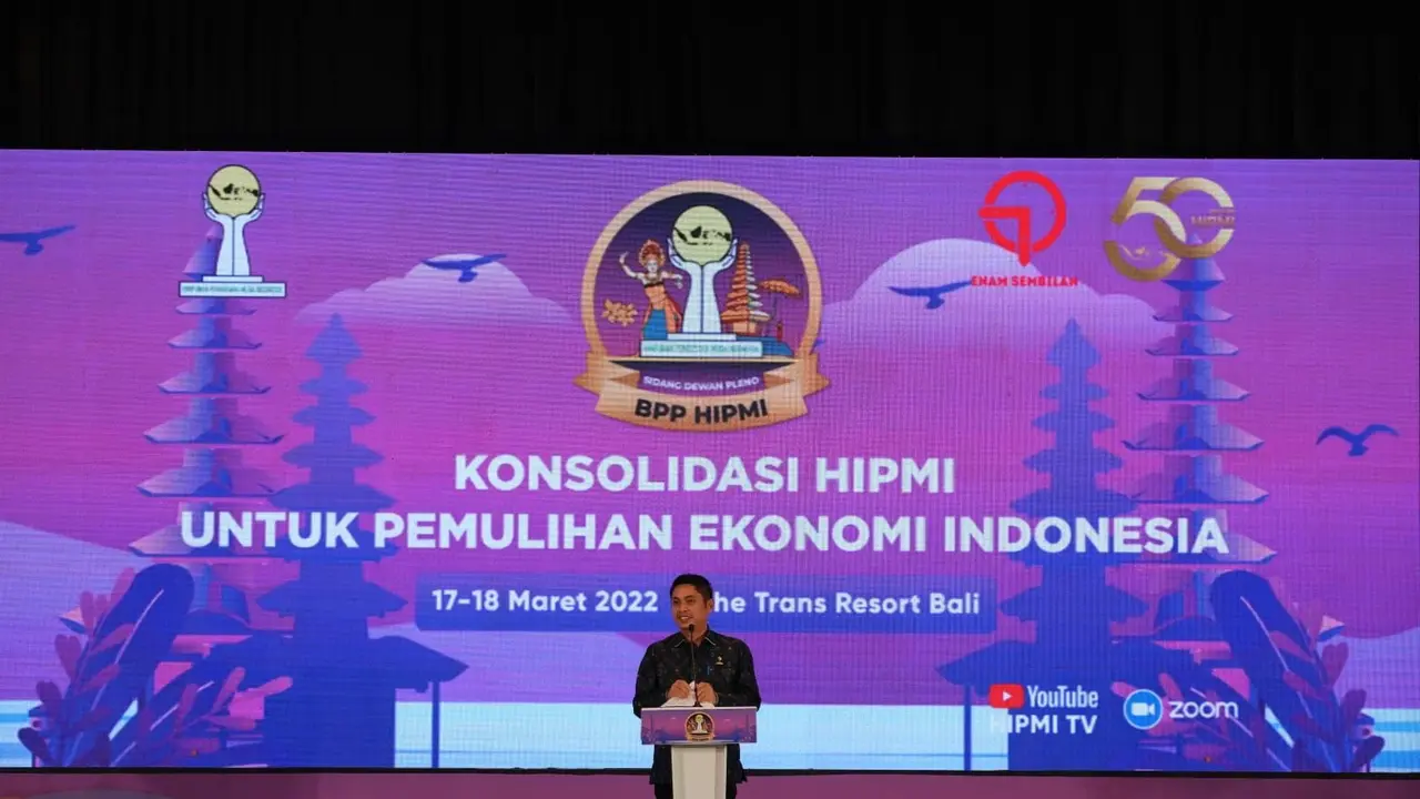 Sidang Dewan Pleno (SDP) Himpunan Pengusaha Muda Indonesia (HIPMI) yang digelar pada 17-18 Maret 2022, bertempat di The Trans Resort Hotel Bali. (Dok Hipmi)