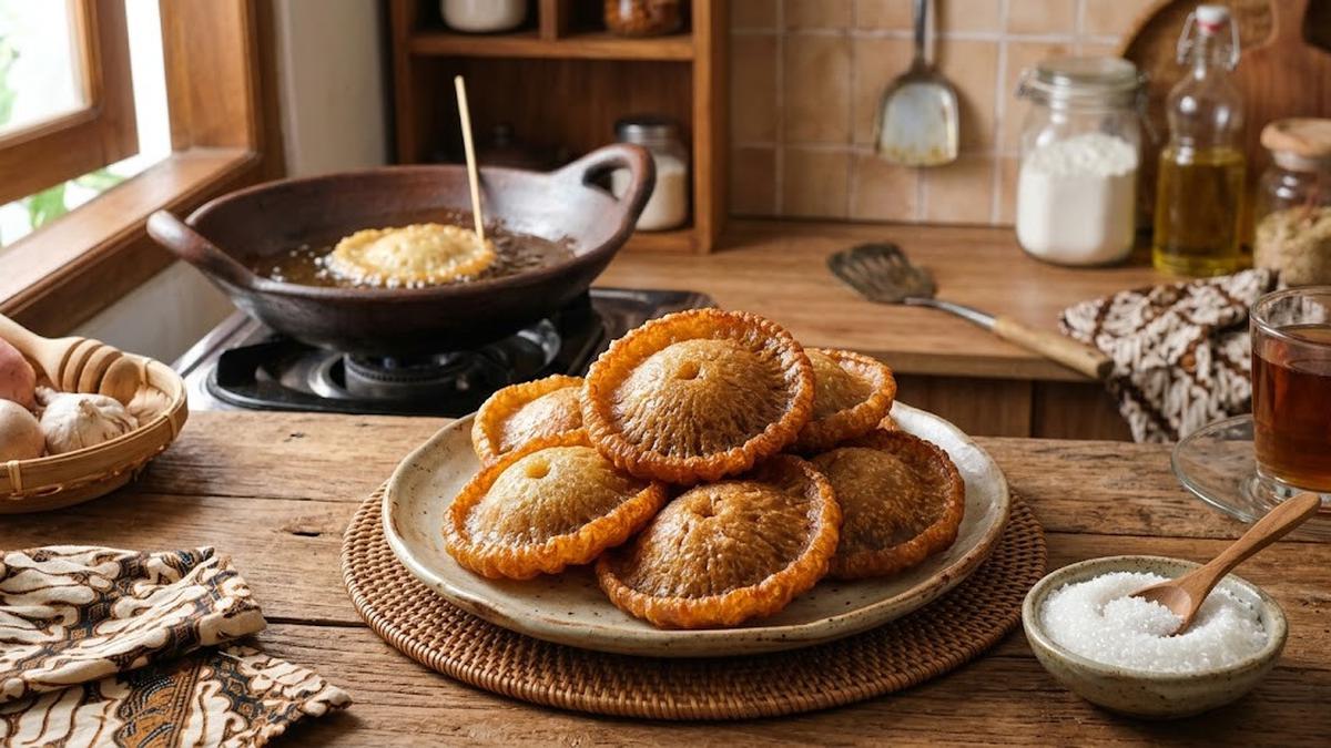 Resep Kue Cucur Gula Pasir Takaran Gelas, Berserat dan Bersayap Cantik