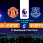 Manchester United vs Everton. (Liputan6.com/Trie Yasni)