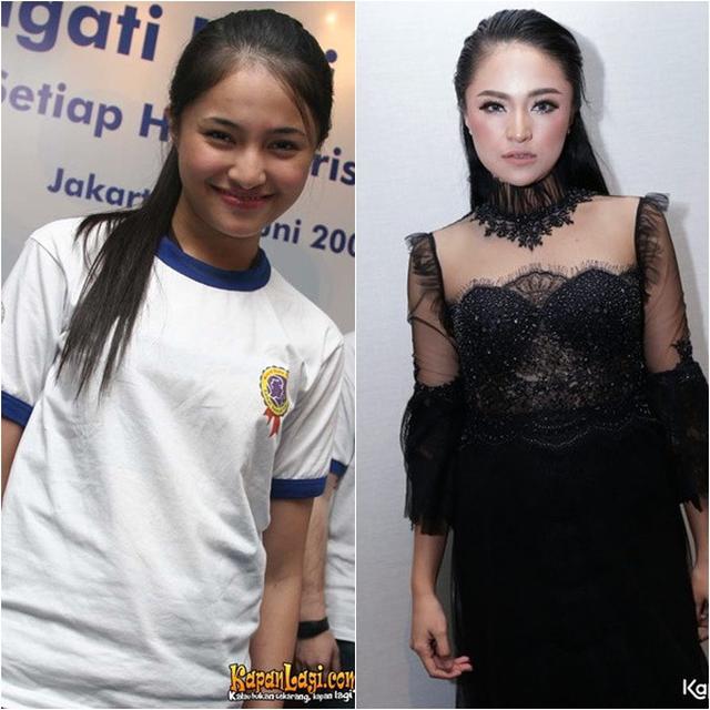 Beda Gaya 7 Artis saat Remaja Vs Kini, Nagita Slavina Paling Curi Perhatian