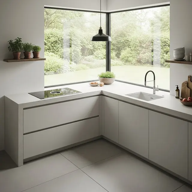 Desain Meja Dapur Minimalis untuk Sudut Rumah