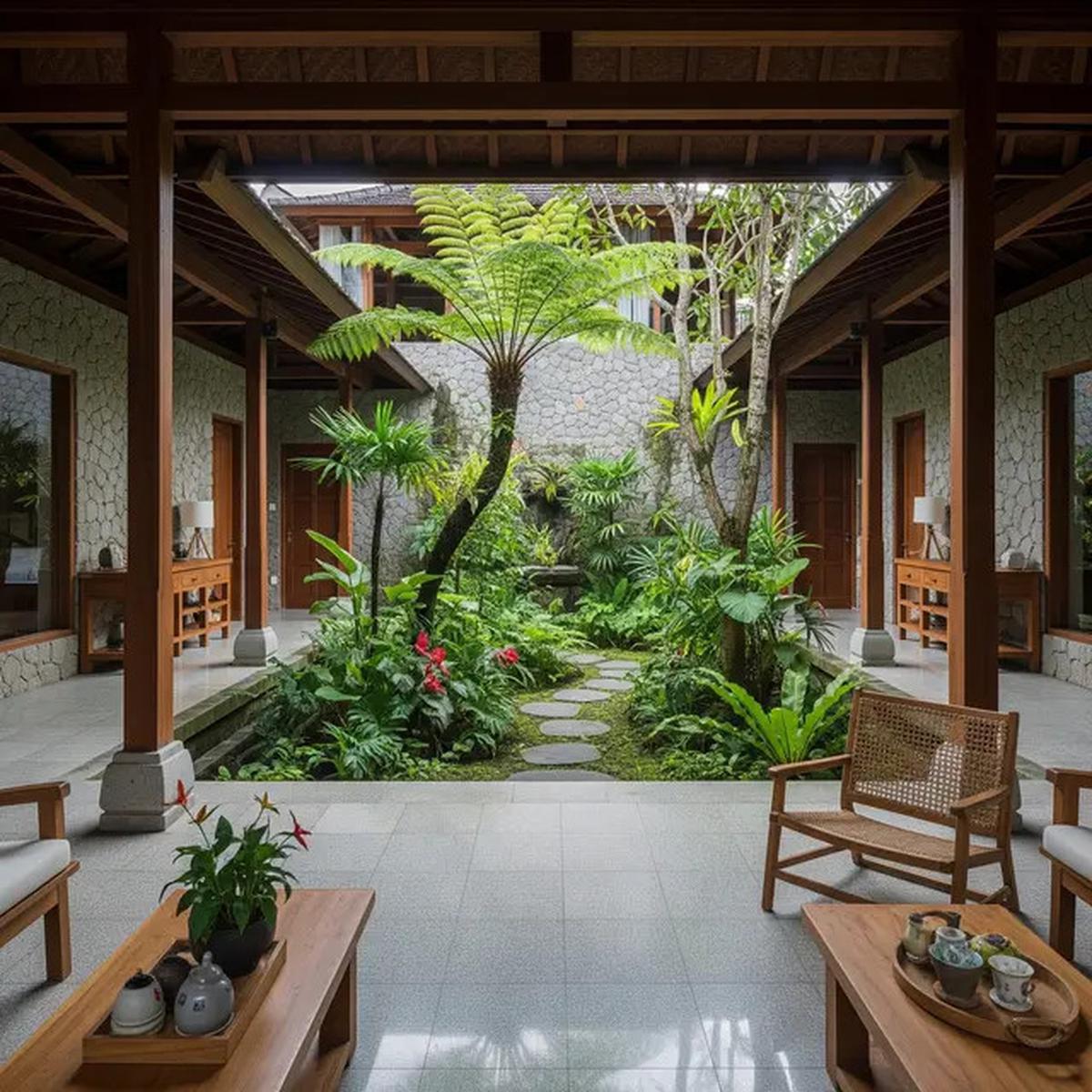 7 Desain Rumah Sederhana Tapi Mewah Ala Villa Bali yang Harmonis dan Estetik, Bisa Ditiru