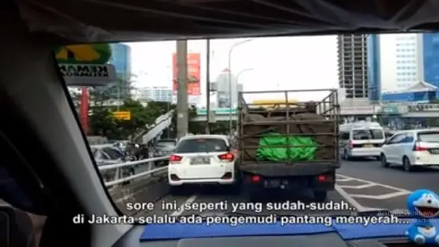 Pengendara tidak mau ngalah (Foto:Istimewa)