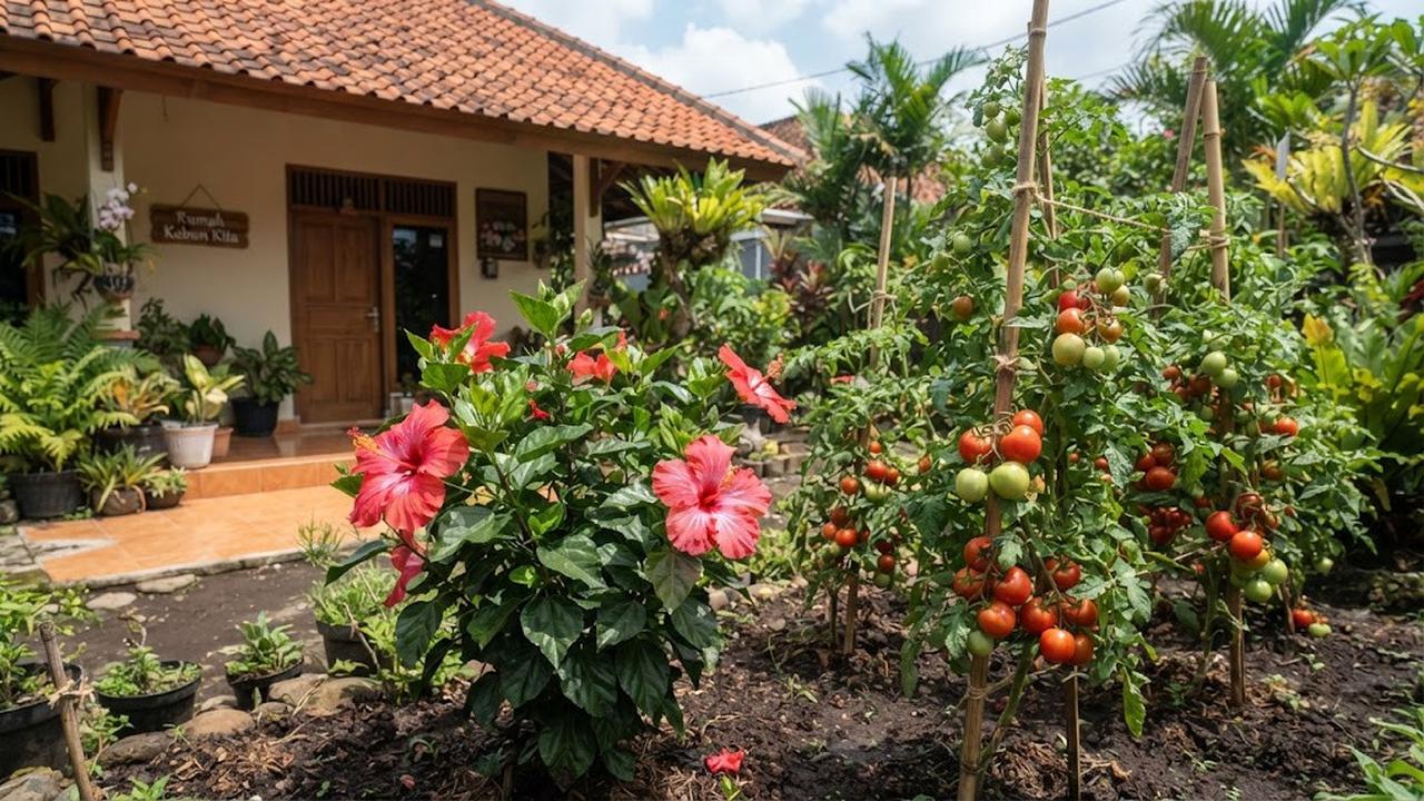 Kombinasi Tanaman Hias dan Tanaman Pangan untuk Halaman Rumah