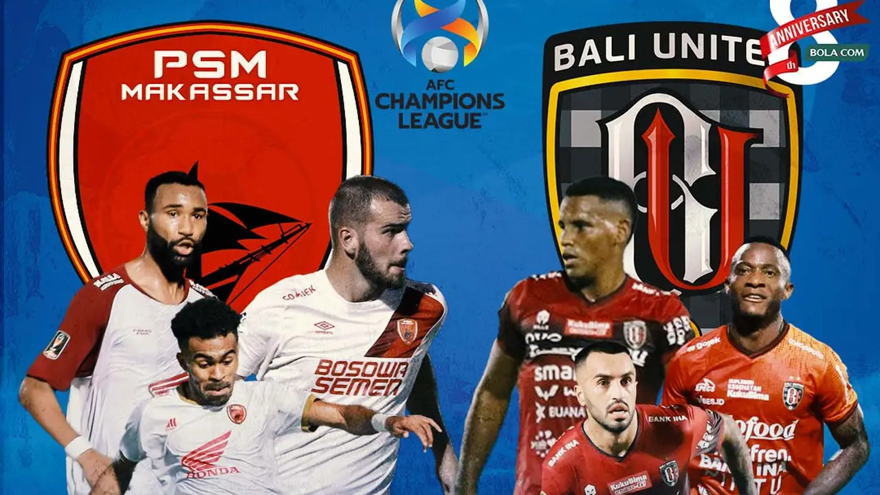 Liga Champions Asia - PSM Makassar Vs Bali United
