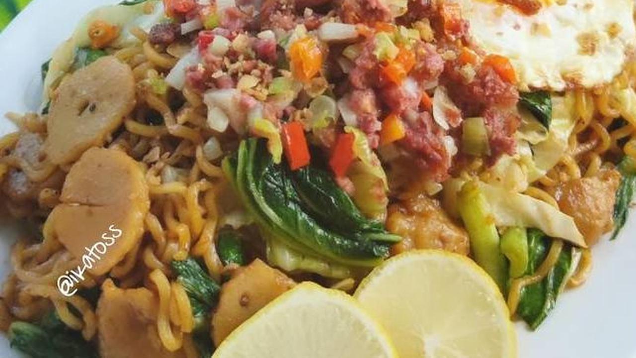 Resep Indomie Kornet Telur Pedas