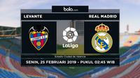 La Liga: Levante Vs Real Madrid (Bola.com/Adreanus Titus)