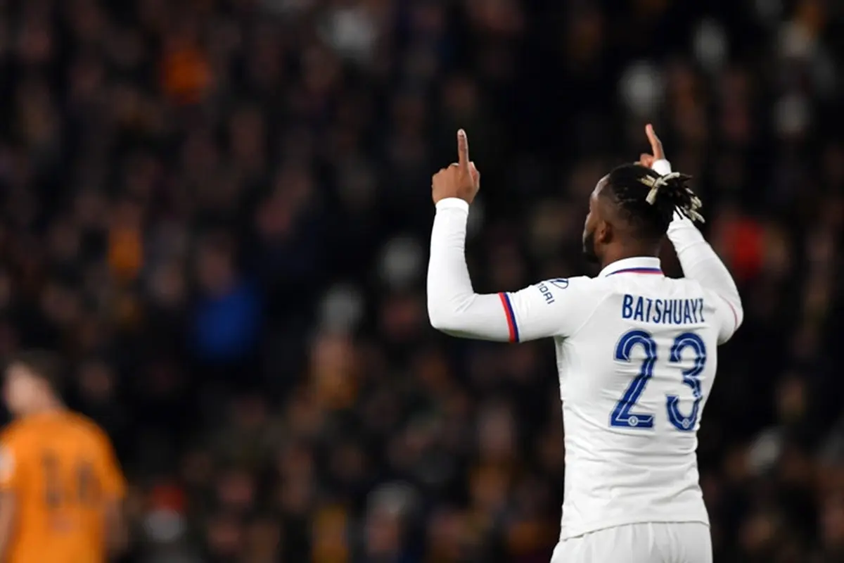 Penyerang Chelsea, Michy Batshuayi.