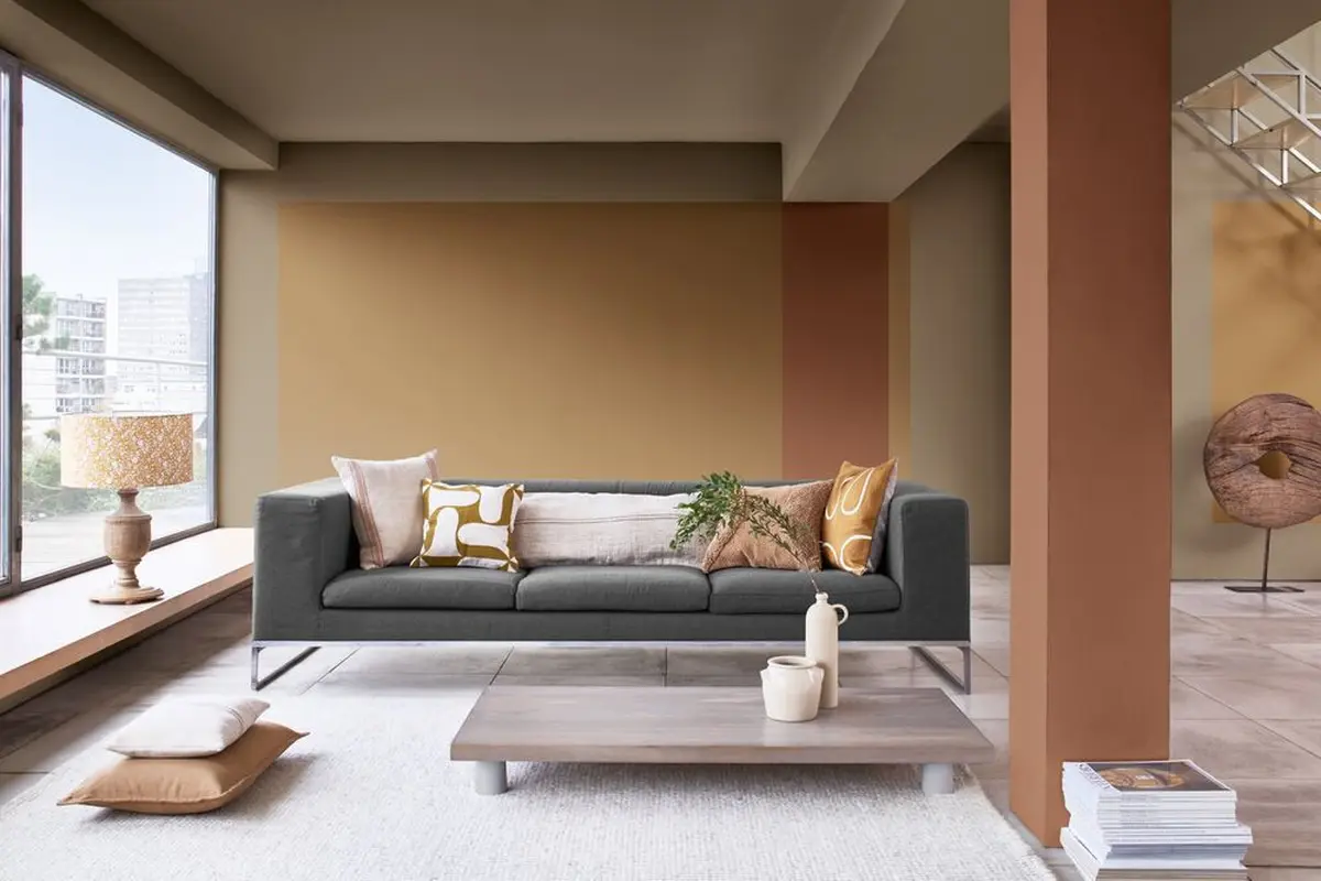 Soft Copper untuk ruang keluarga