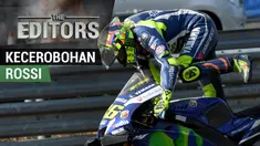 Berita video The Editors yang membahas salah satu kecerobohan Valentino Rossi pada MotoGP 2017, yaitu kecelakaan di motocross.