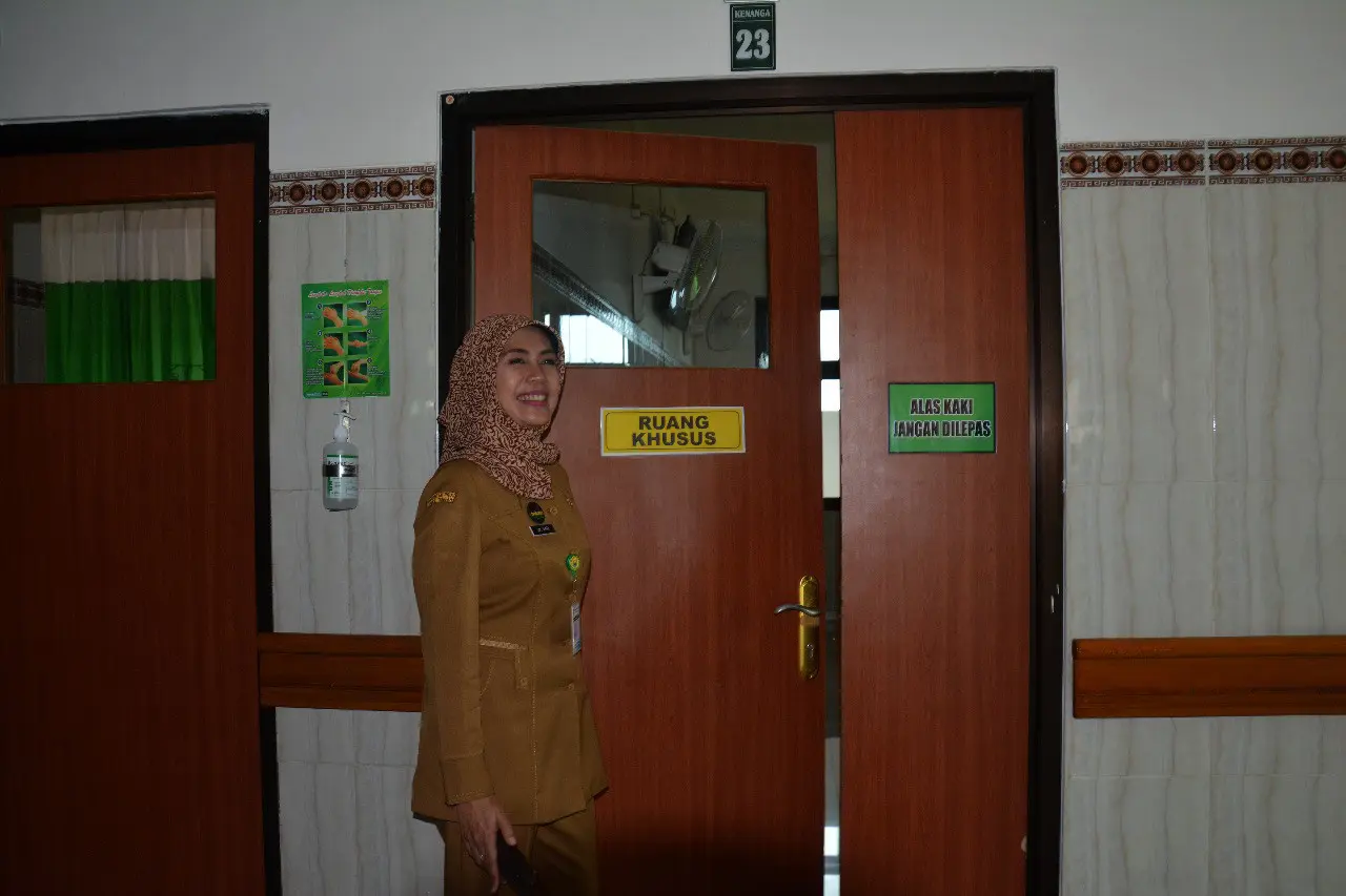RSUD Kalisari, Batang, Jawa Tengah, sudah menyiapkan ruang isolasi atau kamar khusus untuk pasien difteri. (/Fajar Eko Nugroho)