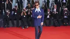 Harry Styles dalam premier Don't Worry Darling di Festival Film Venesia 2022. (Foto:  Joel C Ryan/Invision/AP)